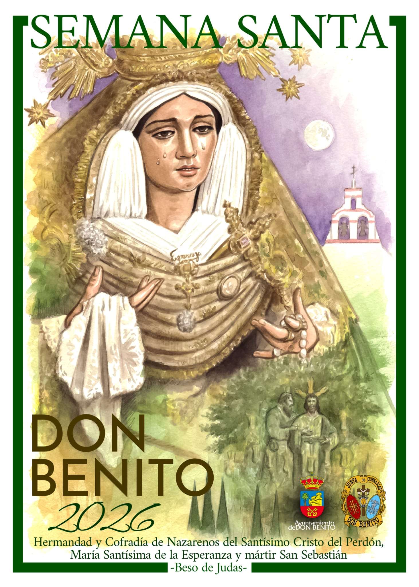 Cartel de Semana Santa en Don Benito 2026